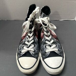 Chuck Taylor All Star Converse CT HI Black/Chili Unisex sneakers style# 139767F